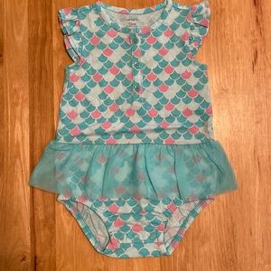 Mermaid Bodysuit - Size 12M